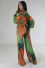 Load image into Gallery viewer, Tropical vibes jumpsuit.
