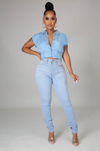 Load image into Gallery viewer, Betty Blue Denim Top
