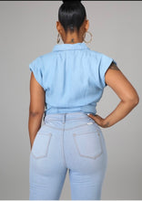 Load image into Gallery viewer, Betty Blue Denim Top
