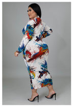 Load image into Gallery viewer, Summer Glory Maxi  Plus Size Dress.
