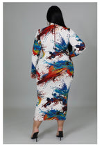 Load image into Gallery viewer, Summer Glory Maxi  Plus Size Dress.
