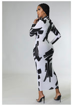 Load image into Gallery viewer, Eboni &amp; Ivory  Maxi dress.
