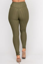 Load image into Gallery viewer, Green Tummy Control High Waist Yoga Pants .
