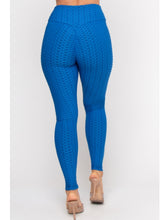 Load image into Gallery viewer, Royal Blue Tummy Control High Waist Yoga Pants.
