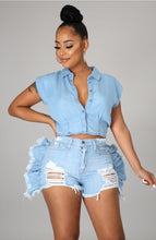 Load image into Gallery viewer, Betty Blue Denim Top
