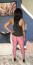 Load image into Gallery viewer, Mauve  Tummy Control High Waist Yoga Pants.
